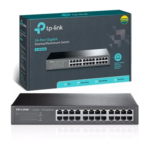 Switch TP-Link base 1000 24 Puertos TL-SG1024