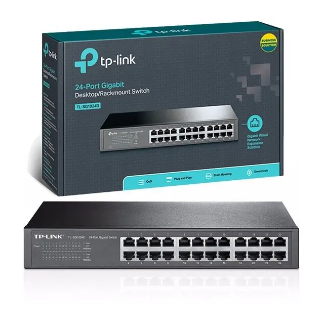 Switch TP-Link base 1000 24 Puertos TL-SG1024