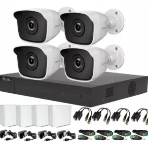 Combo DVR 4 Canales Con Cámaras