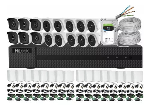 Combo DVR de 16 Canales con Cámaras Hilook