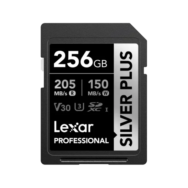 Tarjeta Lexar Professional SILVER PLUS SDXC™ UHS-I_256GB_Photo1