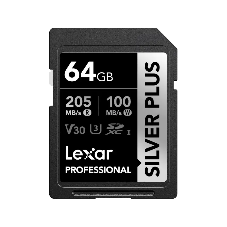 Tarjeta Lexar Professional SILVER PLUS SDXC™ UHS-I_64GB_Photo1