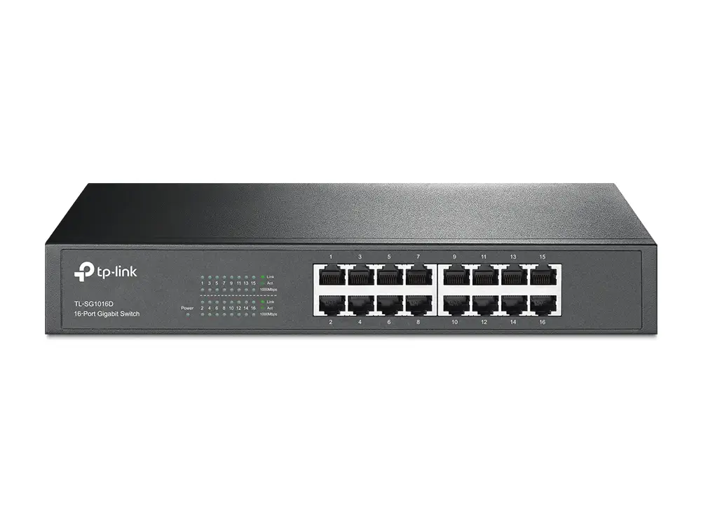 Switch TP-Link 16 Puertos Base 1000