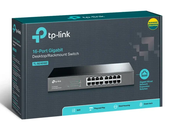 Switch TP-Link 16 Puertos Base 1000