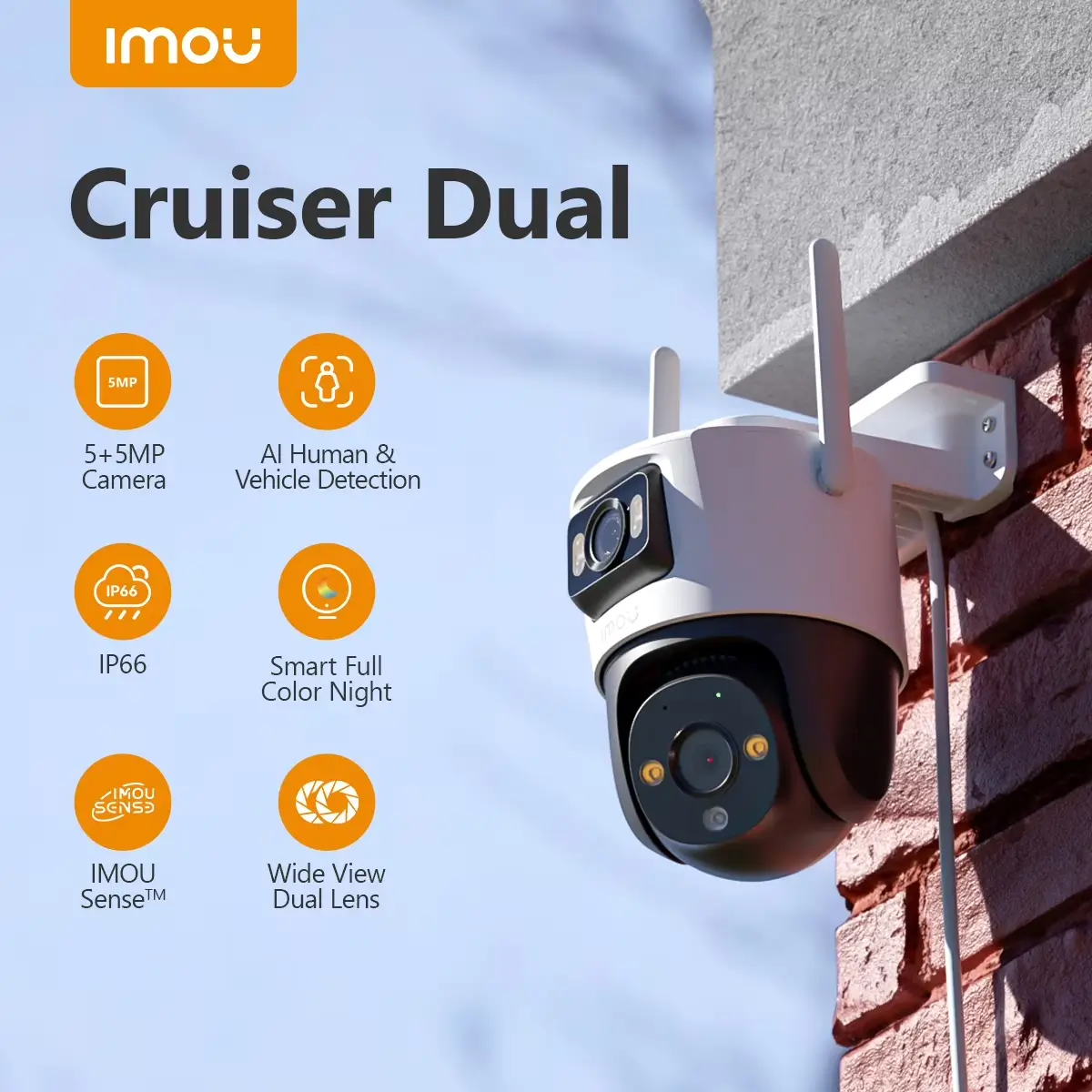 Cámara IMOU Cruiser Dual 10MP